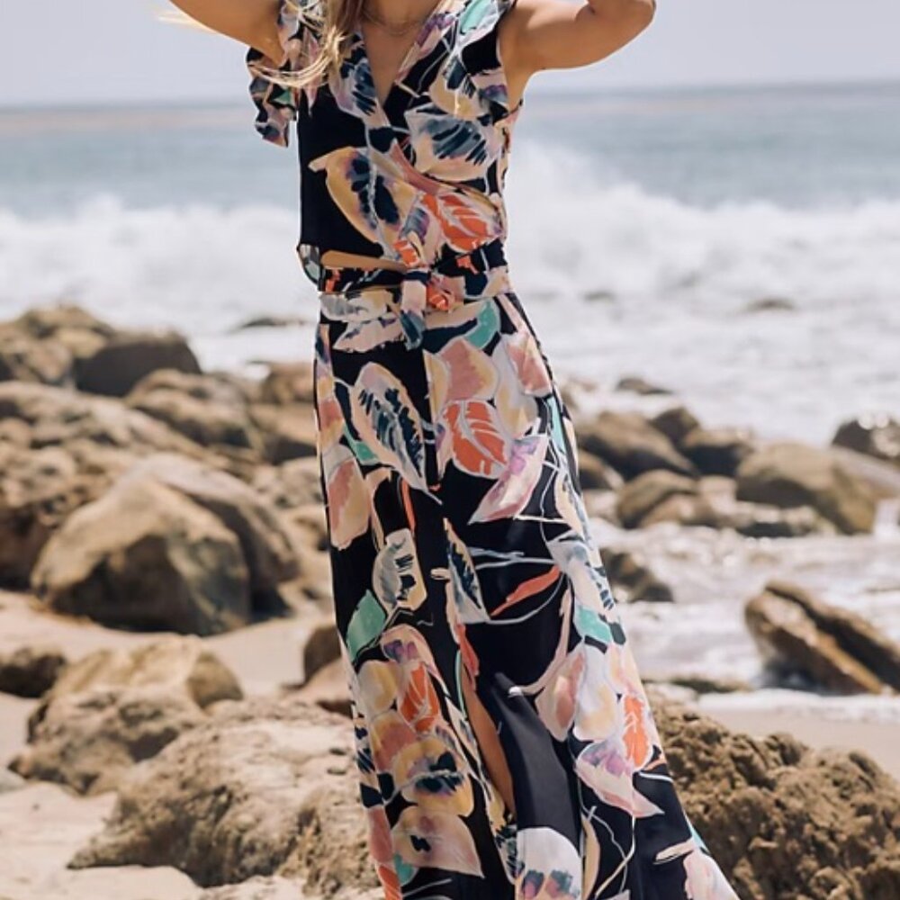 Maaji 2 piece tropical print cover up